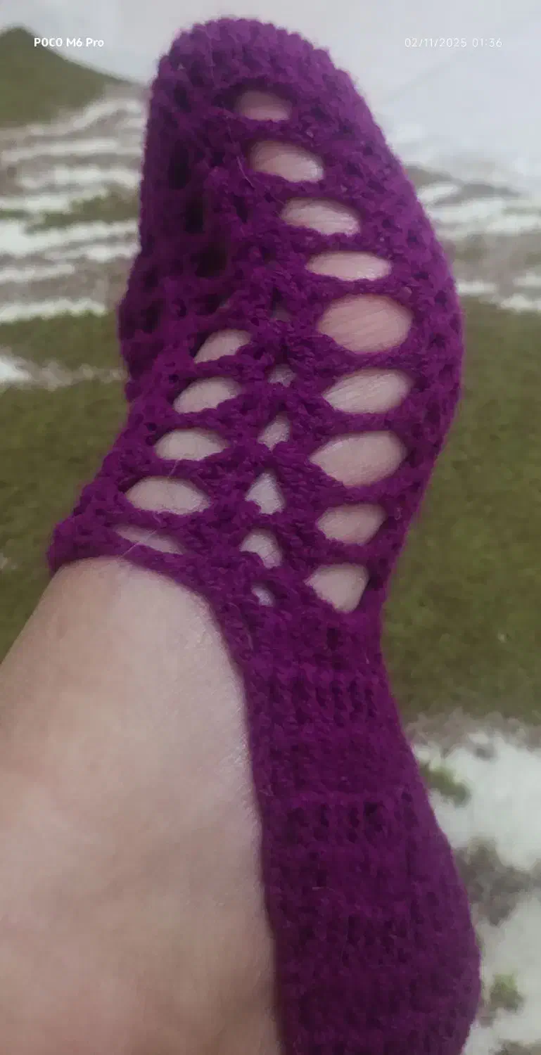 فروش کفشهای رو فرشی بافتنی زنانه و دخترانه دستباف|کیف، کفش، کمربند|شیراز, کفترک|دیوار