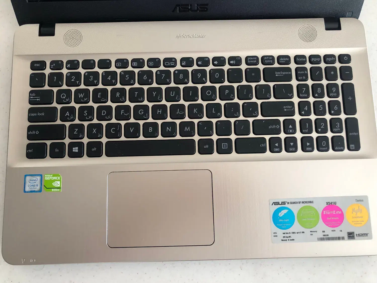 نوت بوک ایسوس ASUS نو + متعلقات نو+کارتن|رایانه همراه|تهران, شهرک چیتگر|دیوار