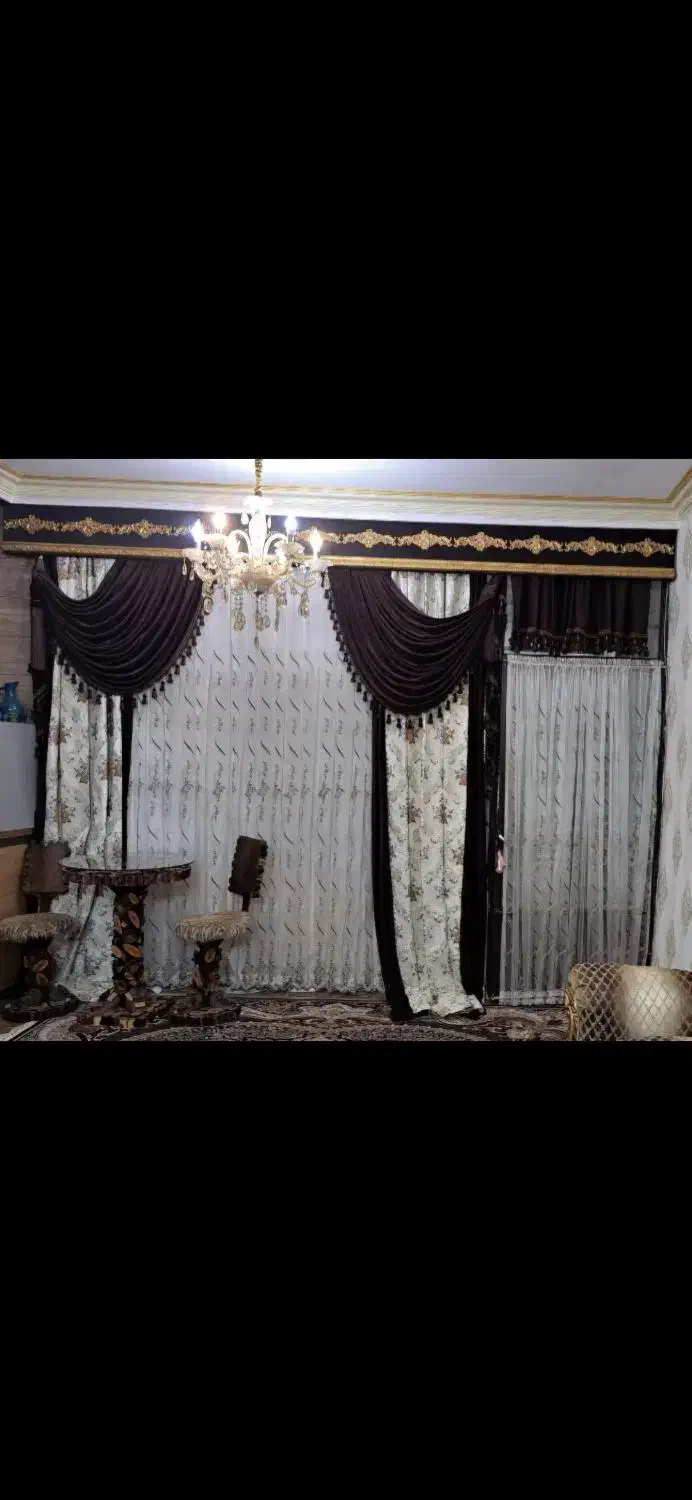 پرده|پرده، رانر، رومیزی|کرج, مصباح|دیوار