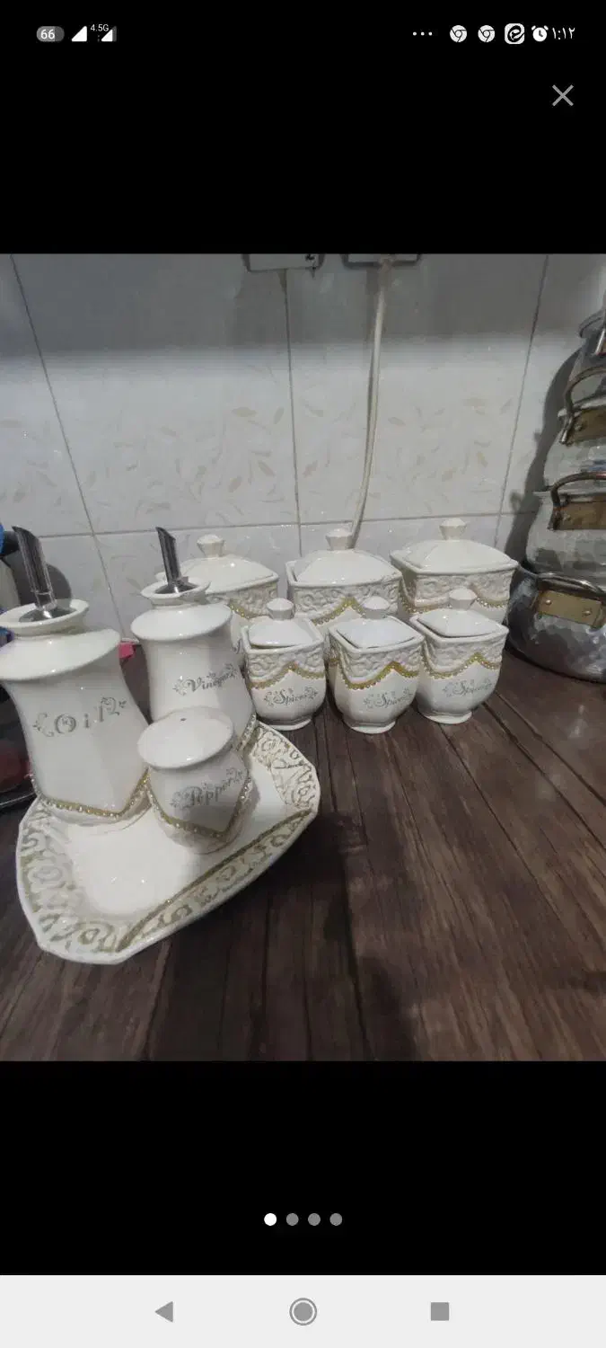 پاسماوری چینی|ظروف سرو و پذیرایی|قم, آذر (نکویی)|دیوار