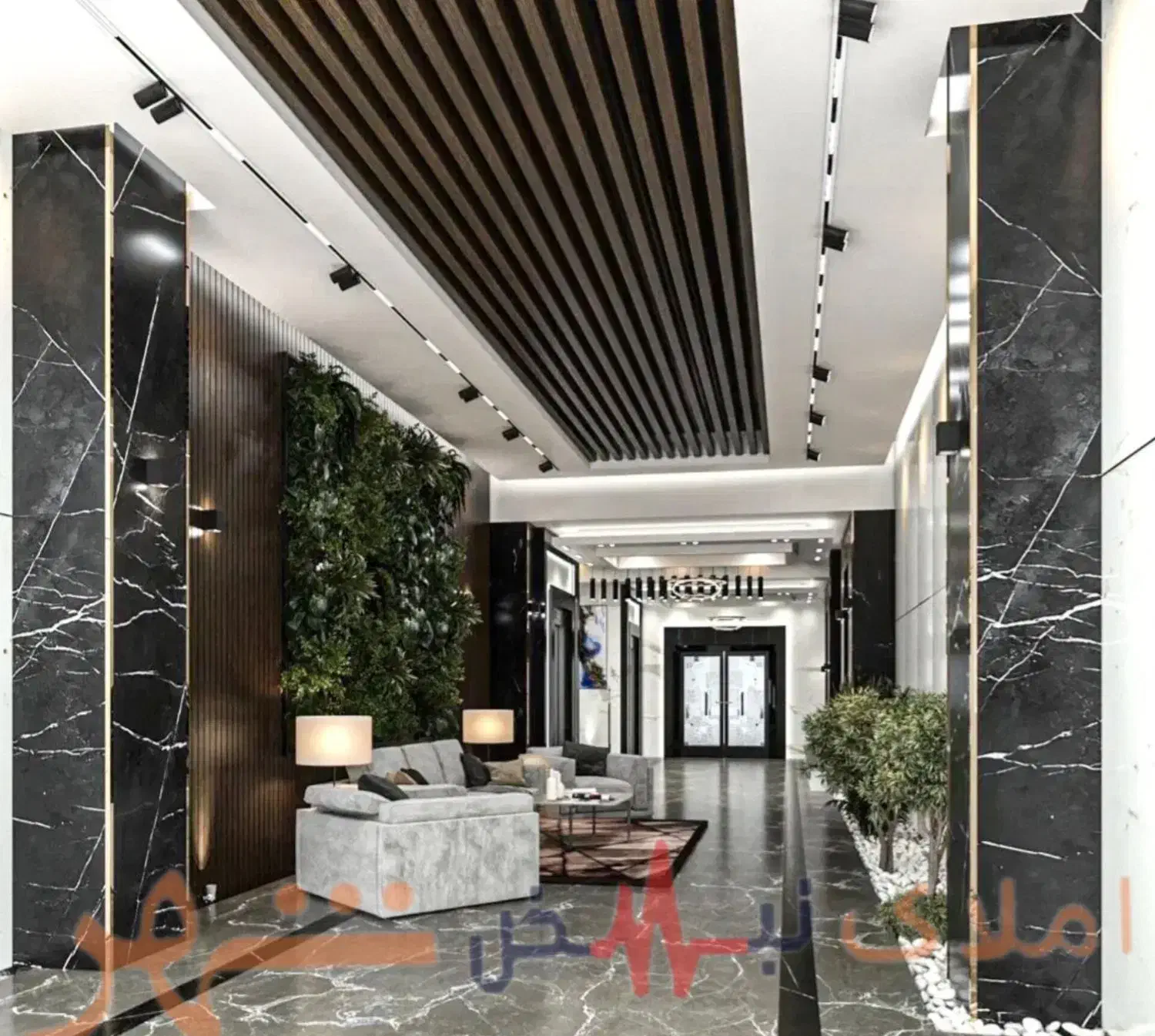 پیش فروش آپارتمان**90m**نما مدرن ۳۰درصد پیشرفت کار|پیش‌فروش املاک|فومن, |دیوار