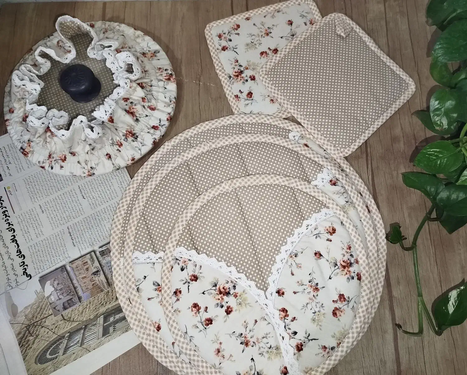 سرویس آشپزخانه|سفره، حوله، دستمال آشپزخانه|عجب شیر, |دیوار