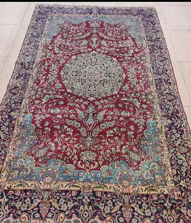 پرده کرمان ۷۵ ساله|فرش|تهران, باغ فردوس|دیوار