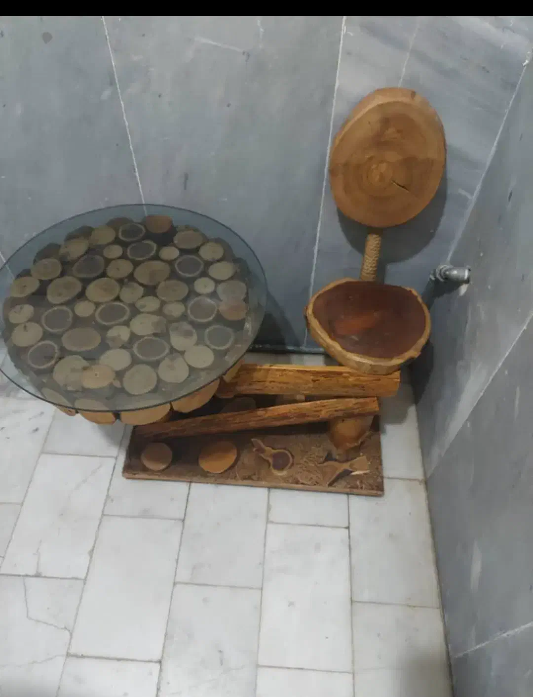 میز تلفن چوب|میز تلفن|سمنان, |دیوار