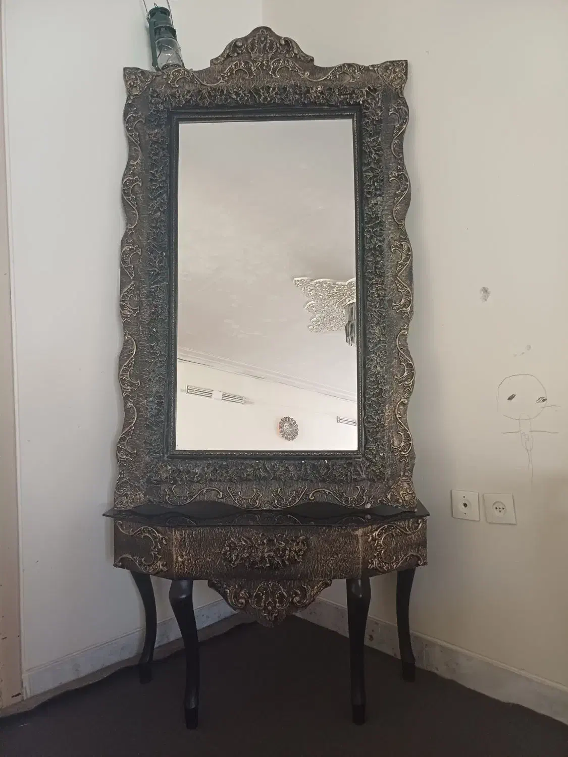 آیینه شمعدون ۲عدد|آینه|اصفهان, پوریای ولی|دیوار