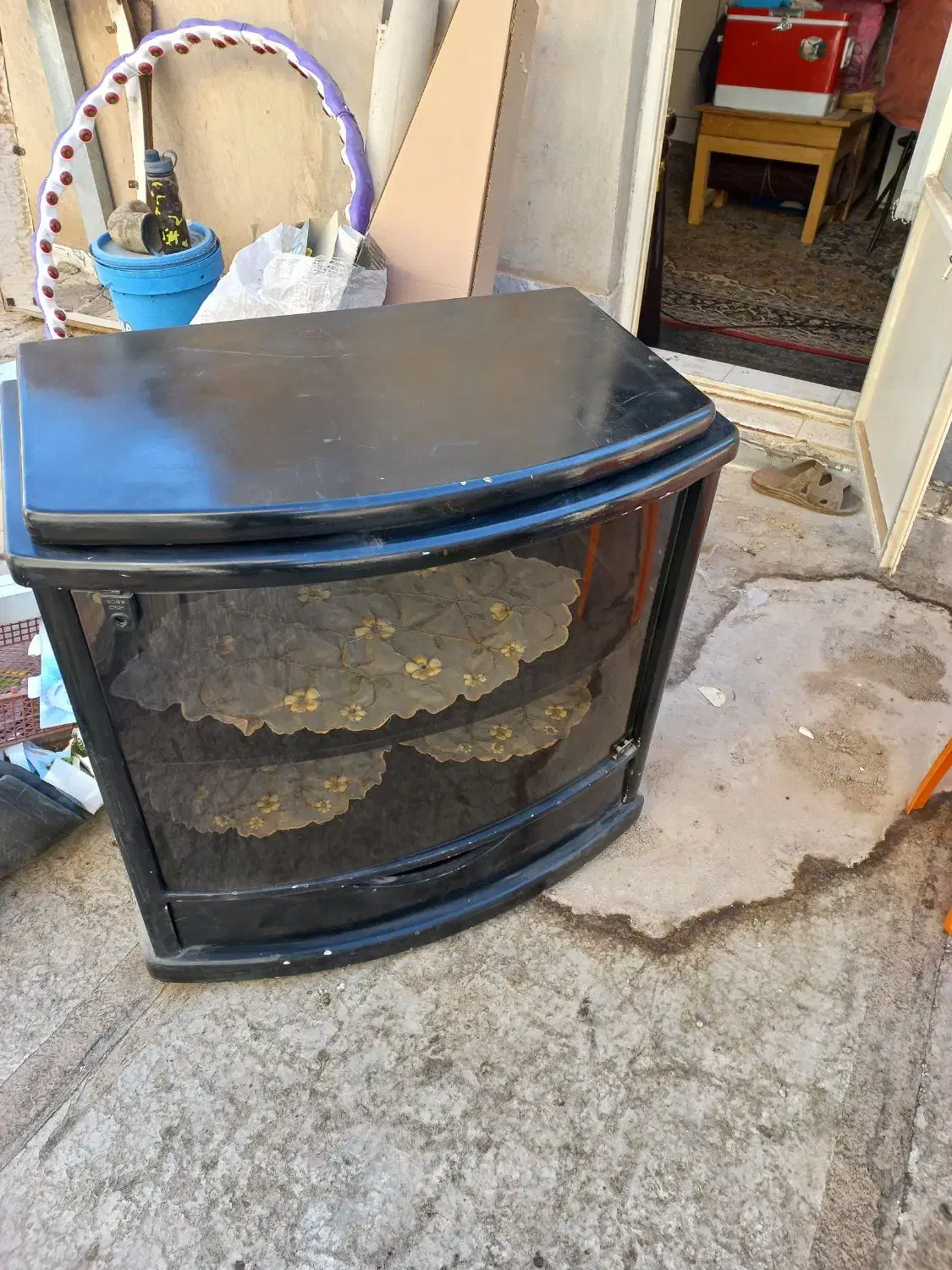 میز تلوزیون ویترین دار|میز تلویزیون|شهرکرد, |دیوار