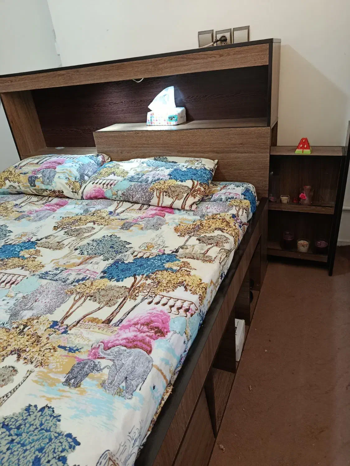 تخت دونفره|تخت و سرویس خواب|خمینیشهر, |دیوار