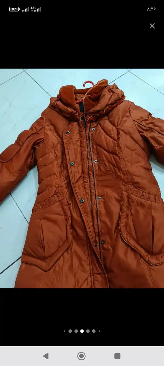 کاپشن خارجی نو ویک عدد پافر|لباس|اصفهان, جوزدان الیادران|دیوار