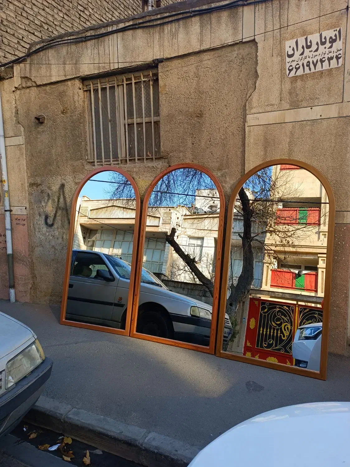 قاب آینه تمام قدی|آینه|تهران, شهرک ولیعصر جنوبی|دیوار