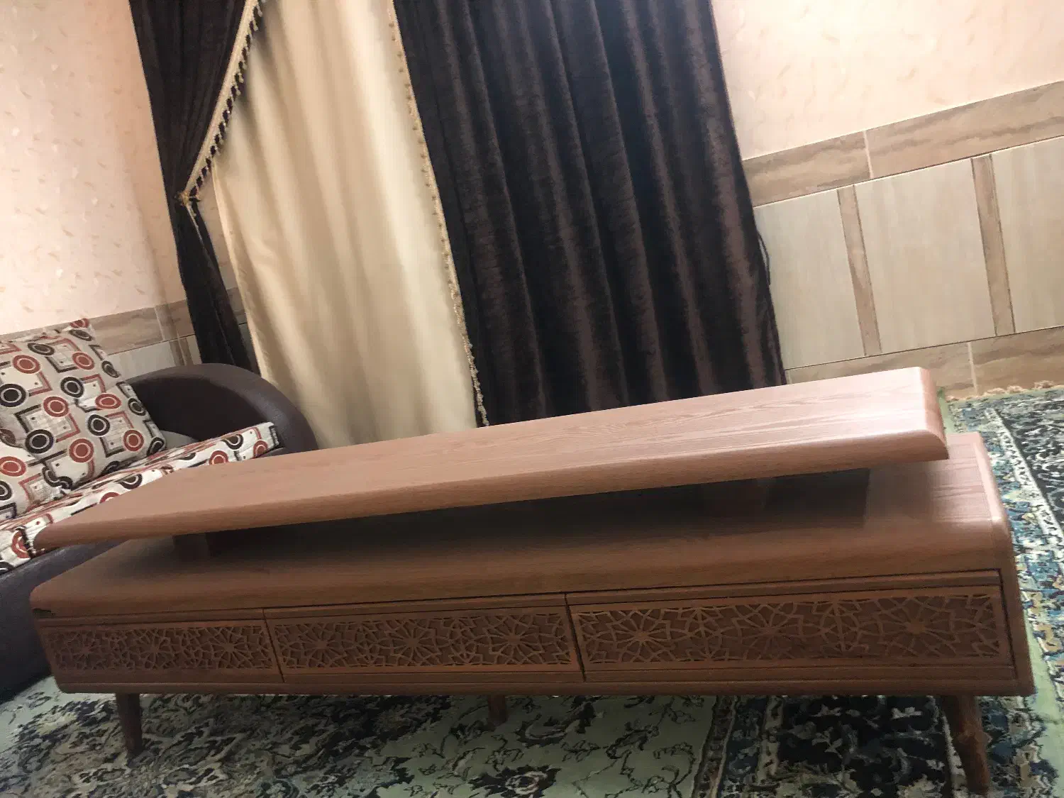 جلو مبلی و میز تلویزیون ست|میز تلویزیون|لار, |دیوار