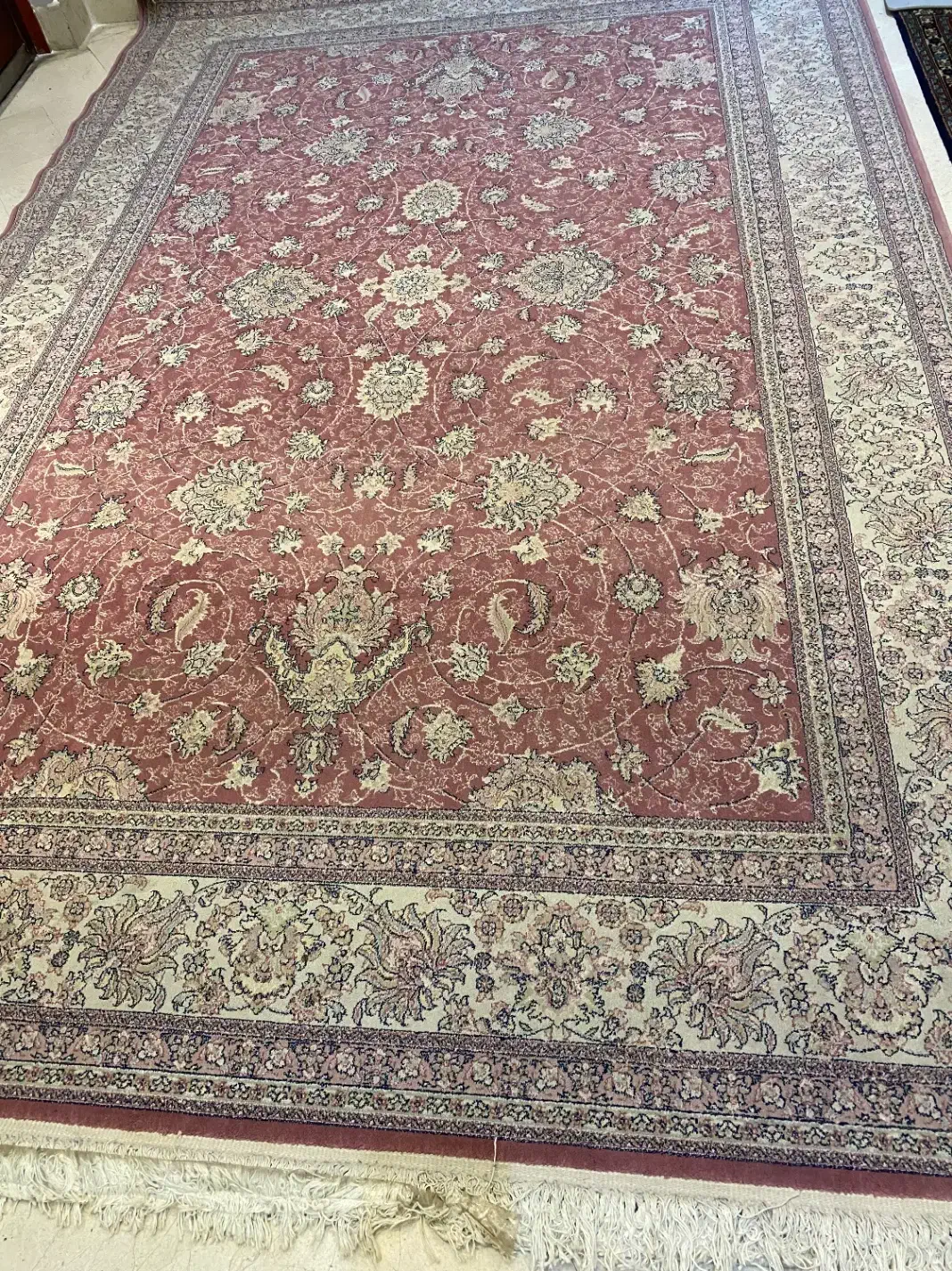 فرش قالی یلدای کاشان خوشرنگ ۶متری|فرش|آمل, |دیوار