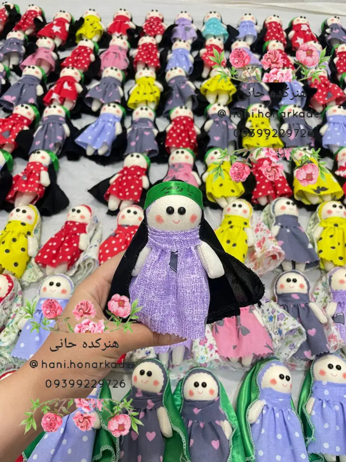 عروسک محجبه|اسباب‌بازی بچه|قم, یخچال قاضی|دیوار