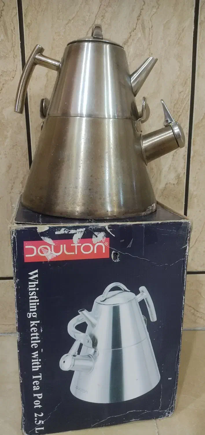 کتری و قوری استیل|قوری، کتری، قهوه‌ساز دستی|مسجد سلیمان, |دیوار