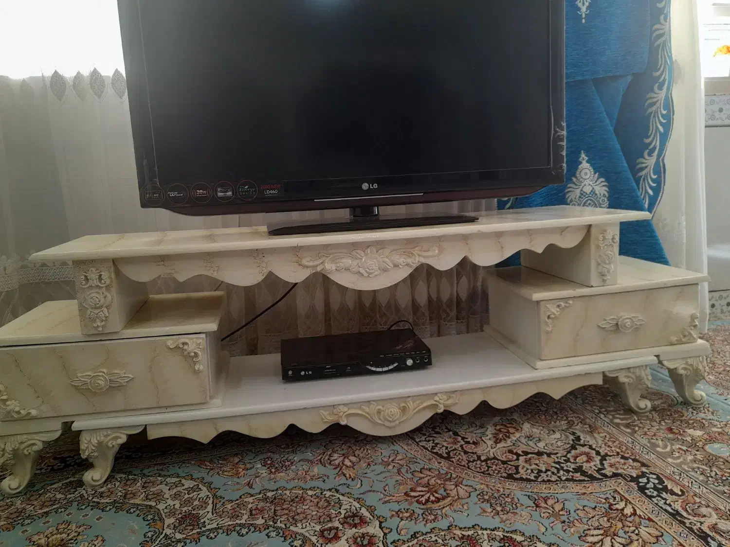 میز تلویزیون چوبی الشتر|میز تلویزیون|الشتر, |دیوار