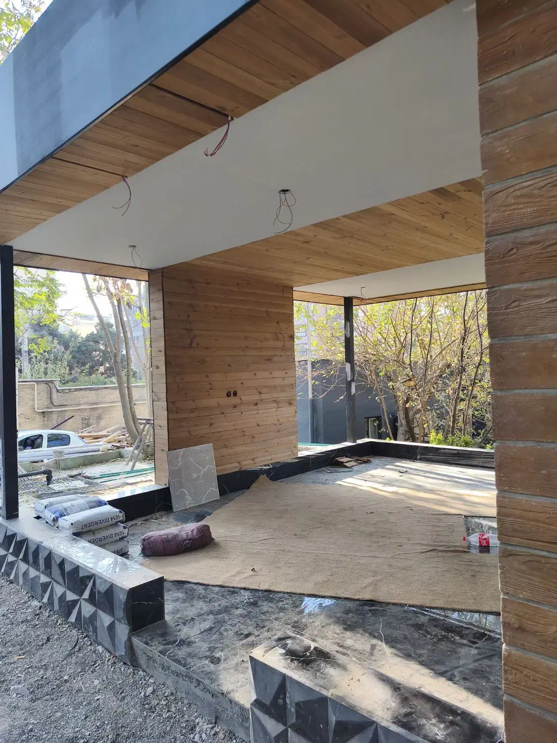 نصب ترموود . ترمووال . تایل. گرینوال. چوب پلاست|خدمات پیشه و مهارت|لواسان, |دیوار