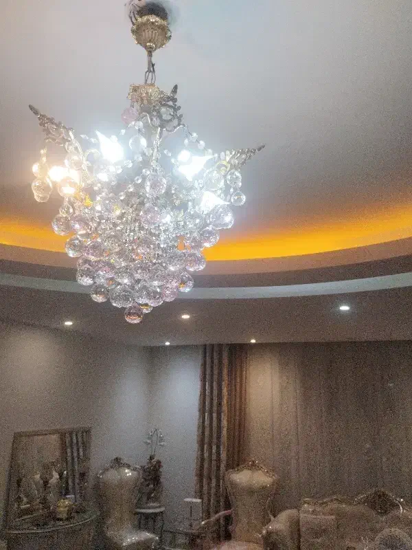 لوستر برنجی|لوستر و چراغ آویز|شهریار, شهرک وائین|دیوار