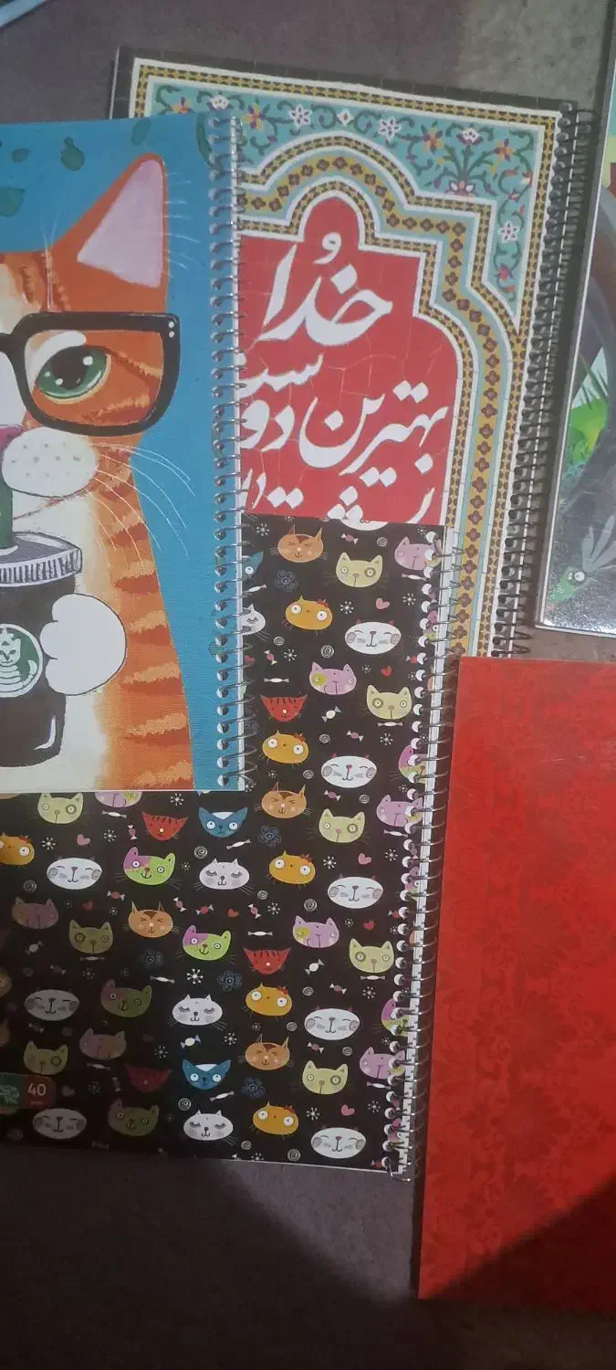 دفتر فنری ۱۰۰برگ ۸۰ برگ ۴۰ برگ قیمت مناسب|لوازم التحریر|بجنورد, |دیوار