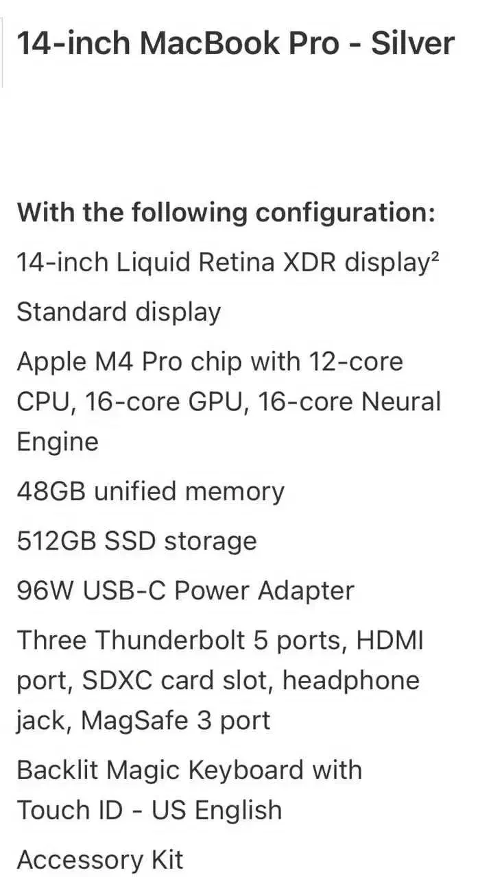 مک بوک پرو آکبند 14اینچ رم سفارشی 48گیگ|رایانه همراه|بوشهر, |دیوار
