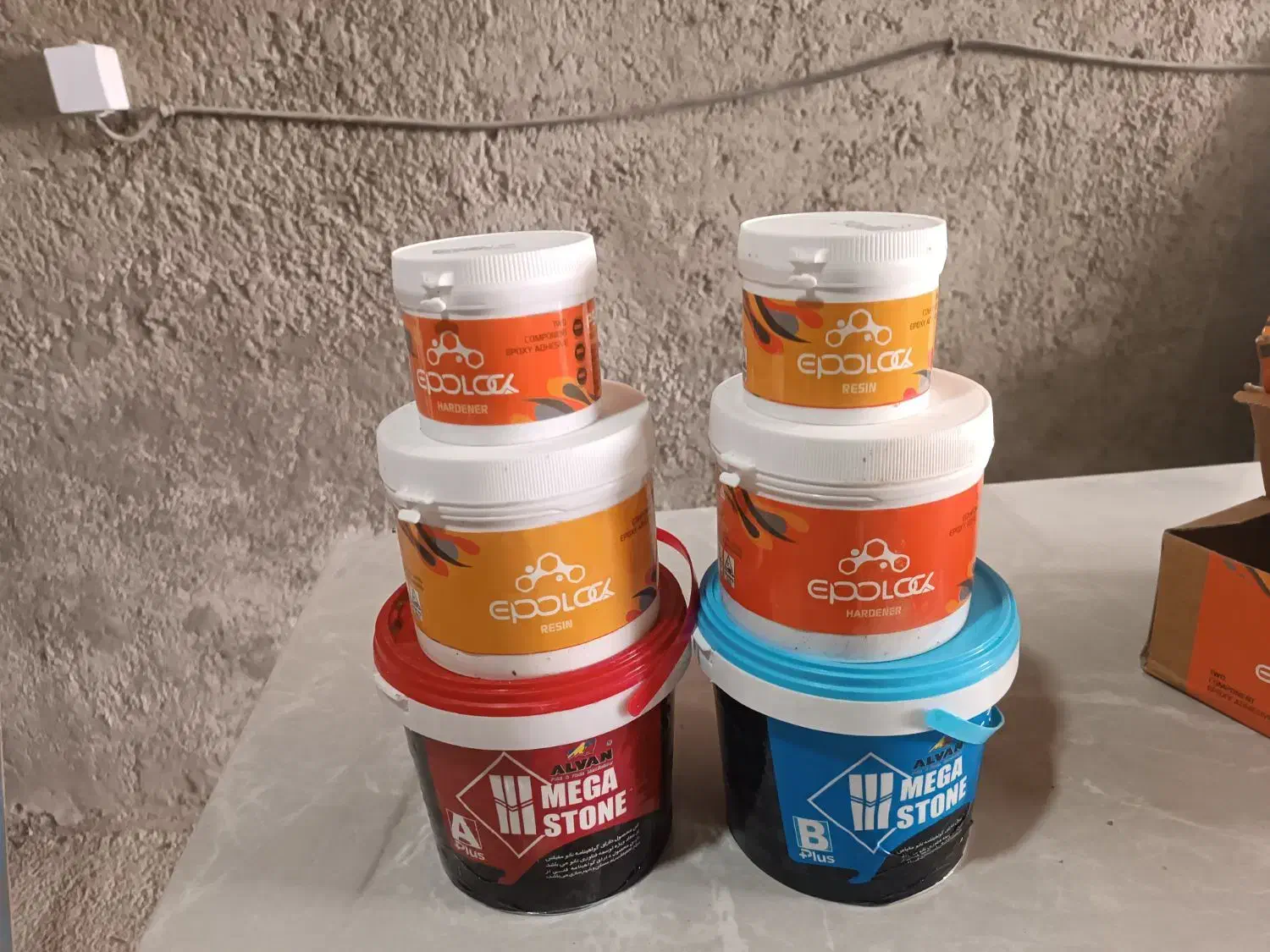 چسب کاشی پرمیوم مخصوص اسلب|مصالح و تجهیزات ساختمان|قروه, |دیوار