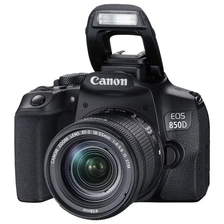 دوربین canon 850D با لنز بدون ذره ای خط و خش|دوربین عکاسی و فیلمبرداری|رشت, چله خانه|دیوار