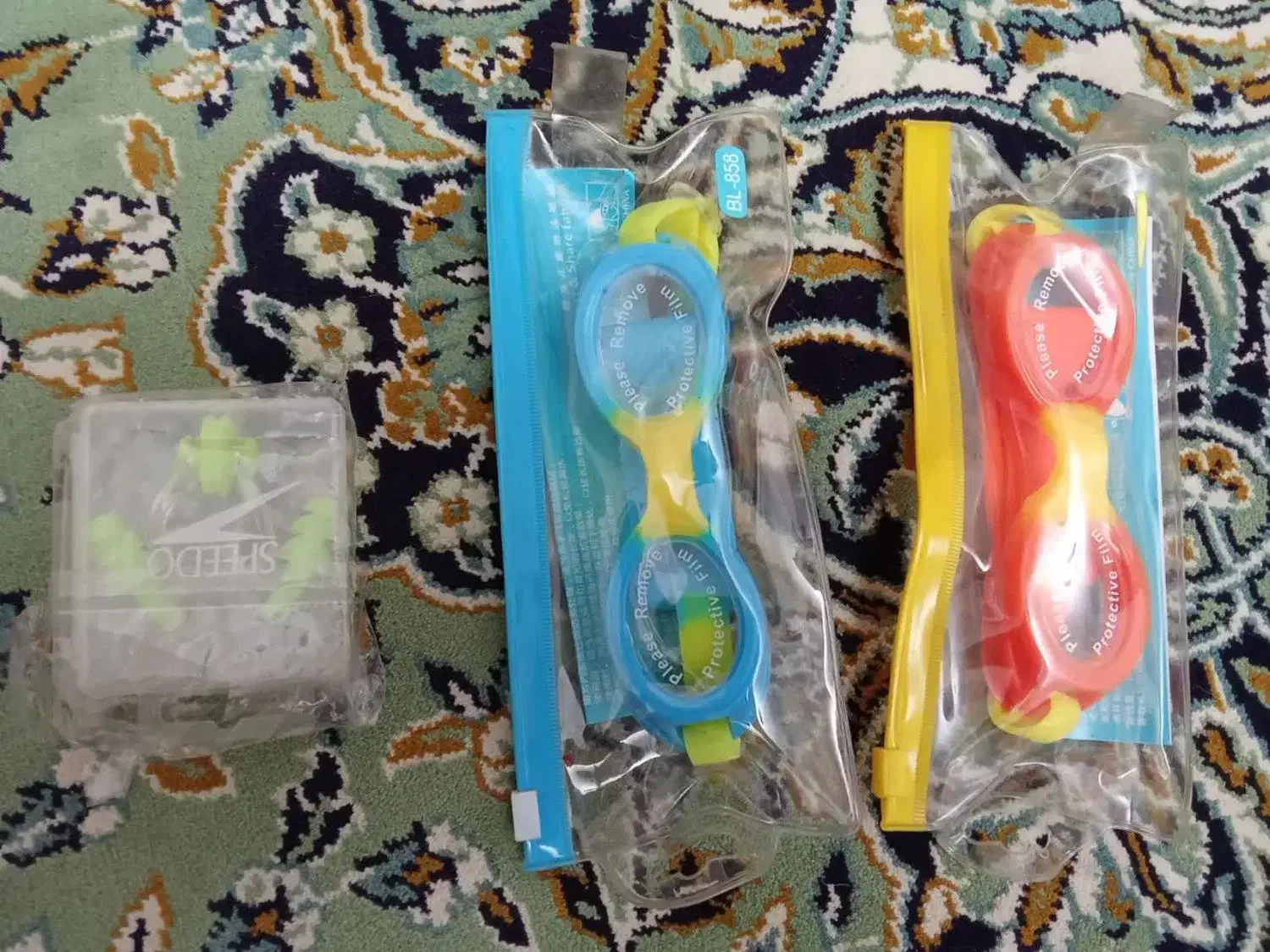 عینک شنا و گوش گیر و دماغ گیر نو|غواصی و ورزشهای آبی|ری, علایین|دیوار