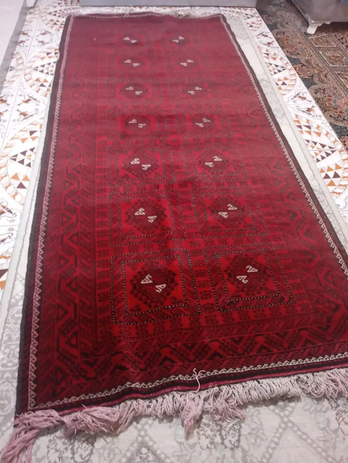 قالیچه|فرش|نیشابور, فیض آباد|دیوار