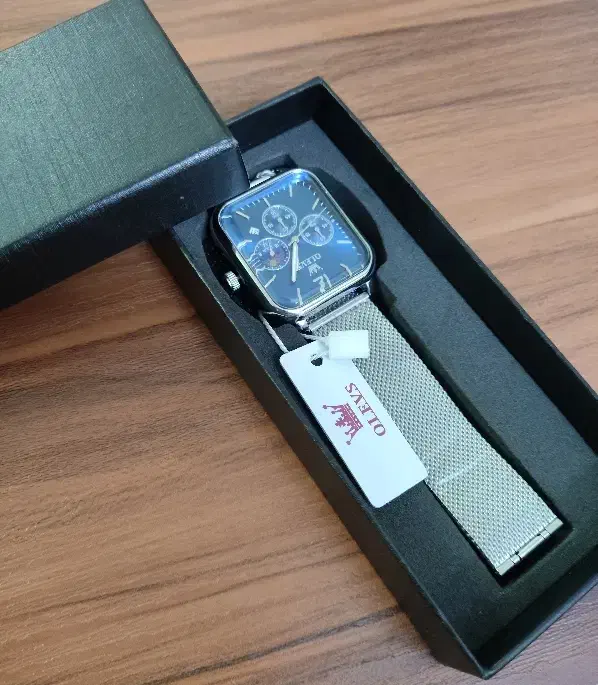 ساعت مچی مردانه OLEVS مدل مستطیلی صفحه آبی|ساعت|ری, حمزهآباد|دیوار