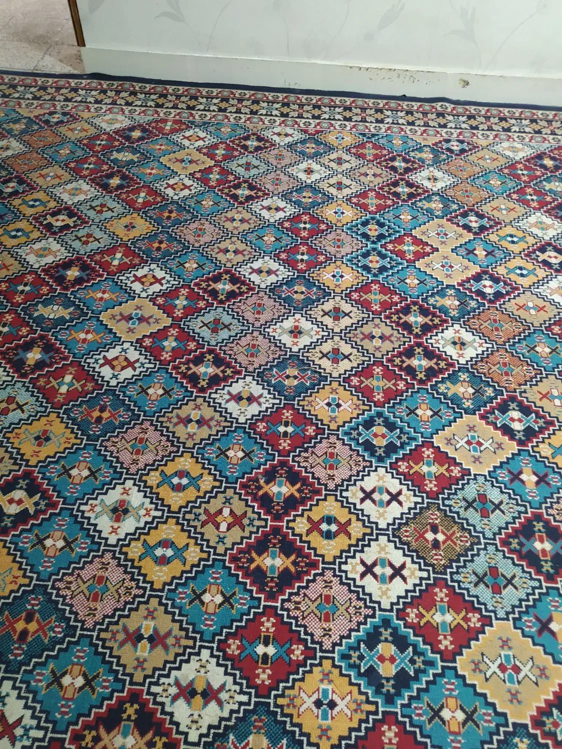 قالی گلیمی|گلیم، جاجیم، گبه|شوشتر, |دیوار