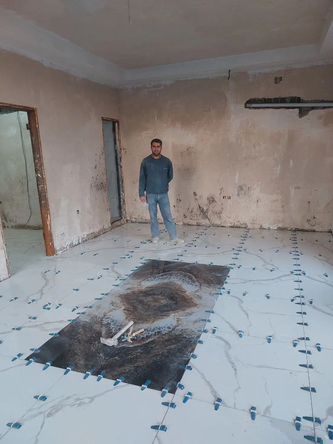 اجرای کاشی وسرامیک وسنگ کاری|خدمات پیشه و مهارت|نسیمشهر, |دیوار