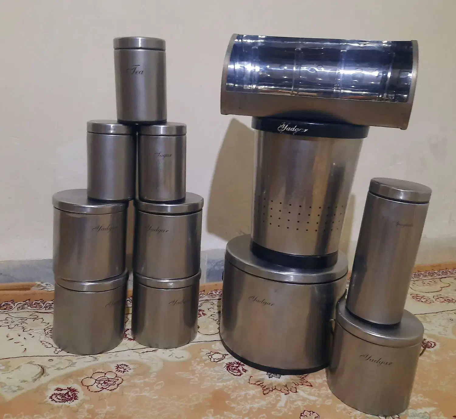 سرویس تمام استیل اشپز خانه|ظروف نگهدارنده، پلاستیکی، یکبارمصرف|گلستان (تهران), |دیوار