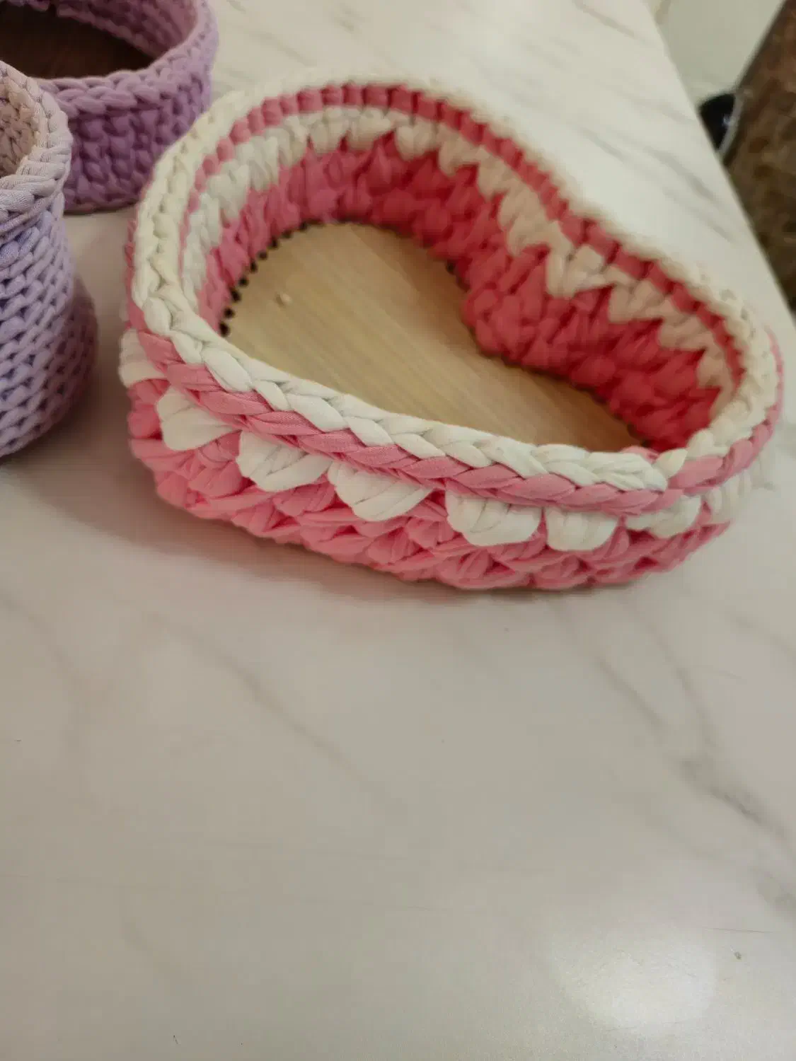 چند عدد سبد تریکو|صنایع دستی و سایر لوازم تزئینی|بندر انزلی, کلیور|دیوار