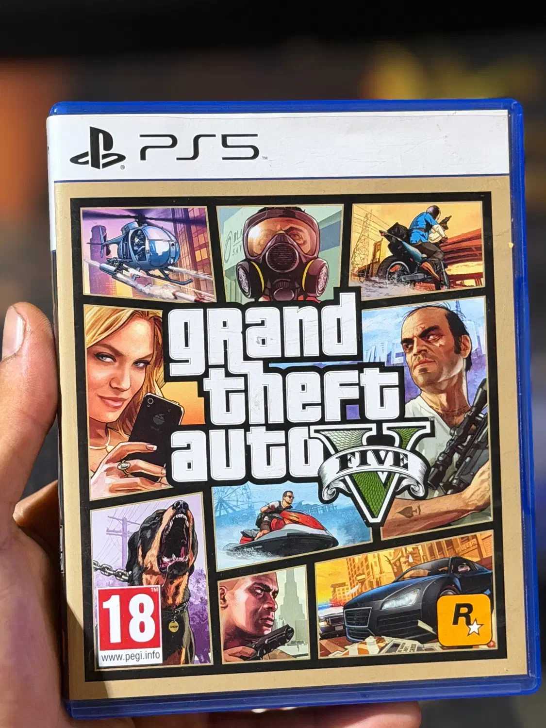 دیسک بازی جی ای تی وی gtaVپلی استیشن5 بدون خط|کنسول، بازی ویدئویی و آنلاین|آمل, |دیوار