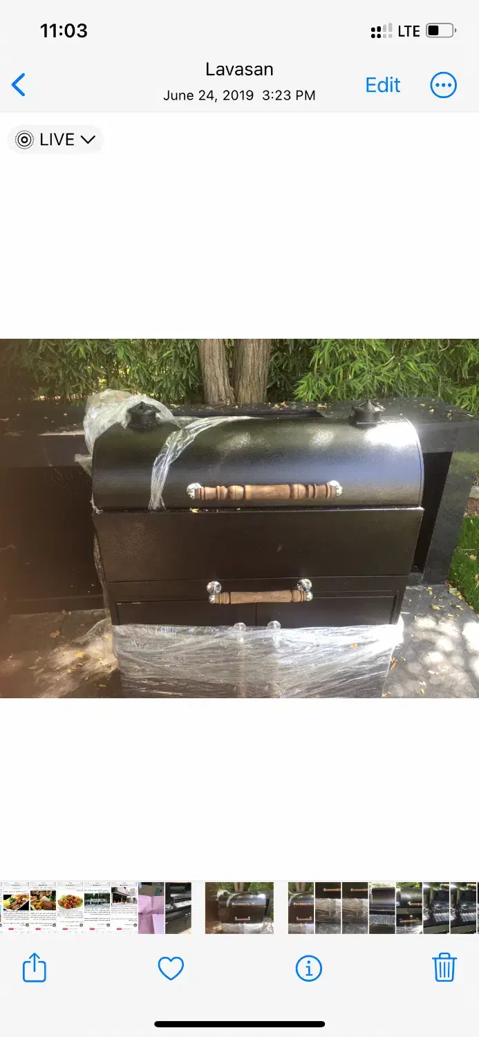 بار بیکیو کباب پز ذغالی ۹۰سانتی|اجاق گاز و لوازم برقی پخت‌وپز|تهران, دروس|دیوار