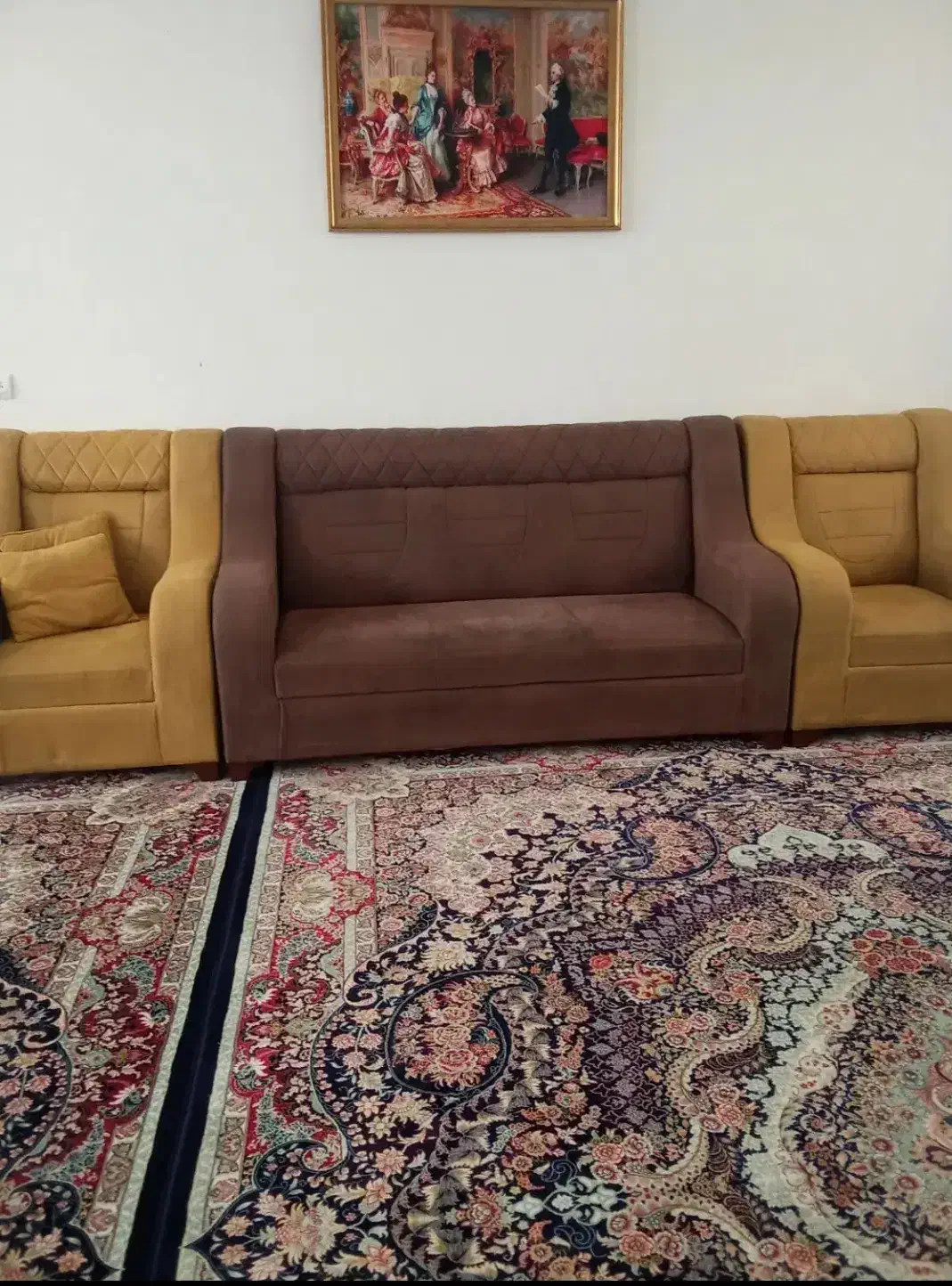 مبل نیم ست|مبلمان خانگی و میز عسلی|تربت‌حیدریه, دیزقند|دیوار