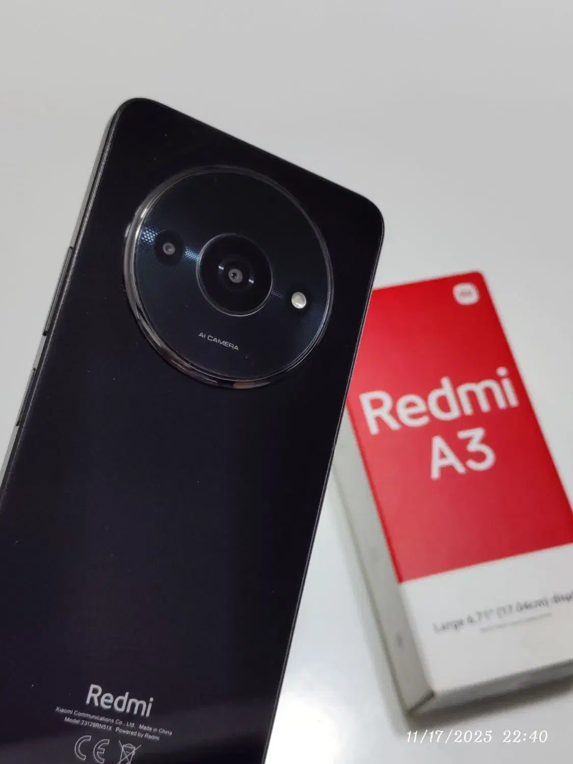 گوشی شیائومی A3 درجه یک|موبایل|اصفهان, باغ زرشک|دیوار