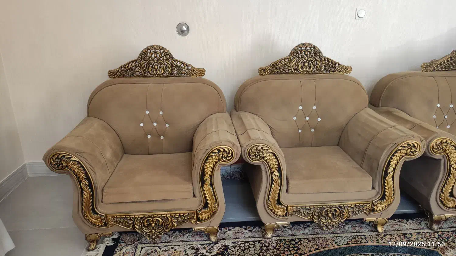 مبل ۸ نفره|مبلمان خانگی و میز عسلی|شیراز, شاپورجان|دیوار