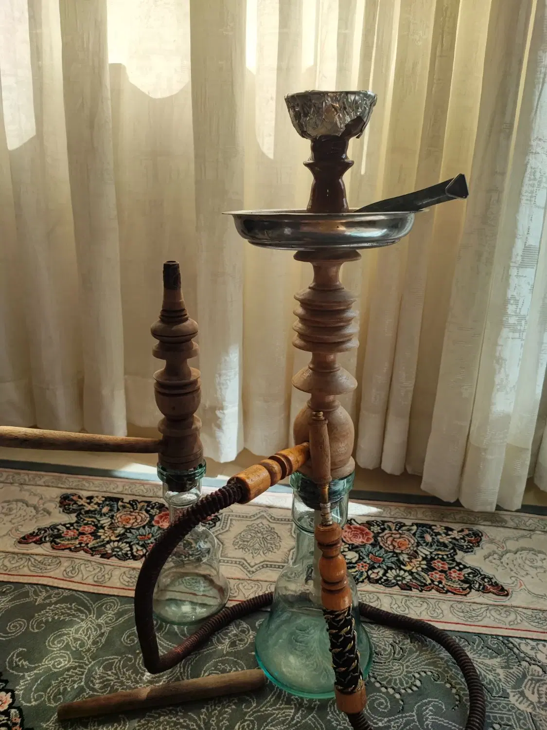 قلیان تنه چوبی|کلکسیون و سرگرمی|تهران, علیآباد|دیوار
