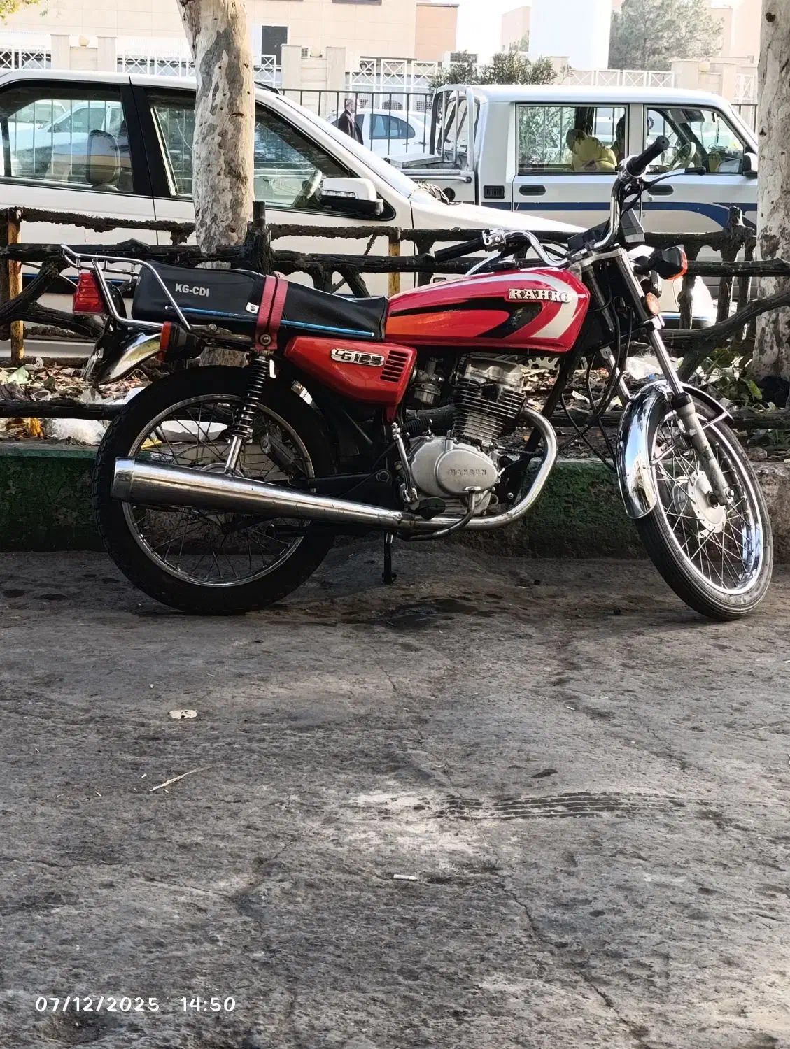 موتور 125 مهران 5دنده|موتورسیکلت|قم, علی آباد سعدگان|دیوار