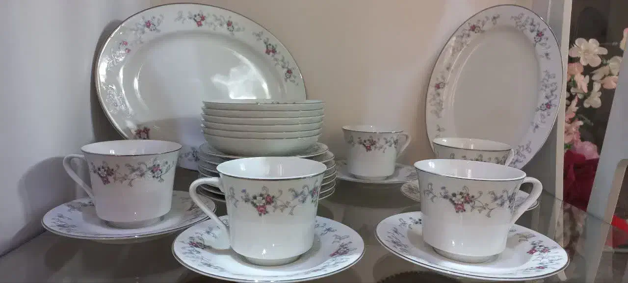 سرویس چینی اصل ژاپن خیلی خیلی قدیمی نو|ظروف سرو و پذیرایی|ری, هاشم‌آباد|دیوار