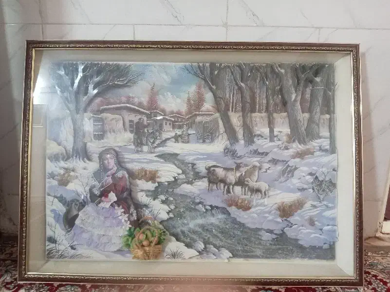 تابلو سه بعدی بزرگ|تابلو، نقاشی، عکس|نیشابور, امام|دیوار