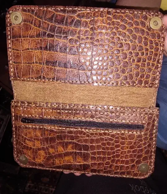 فروش کیف پولی چرم کروکودیل|کیف، کفش، کمربند|کرمان, |دیوار