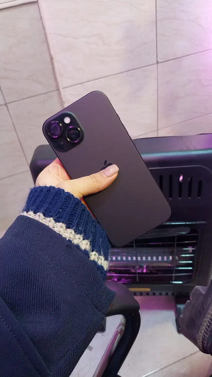 آیفون۱۵نرمال رنگ مشکی|موبایل|گنبد کاووس, |دیوار