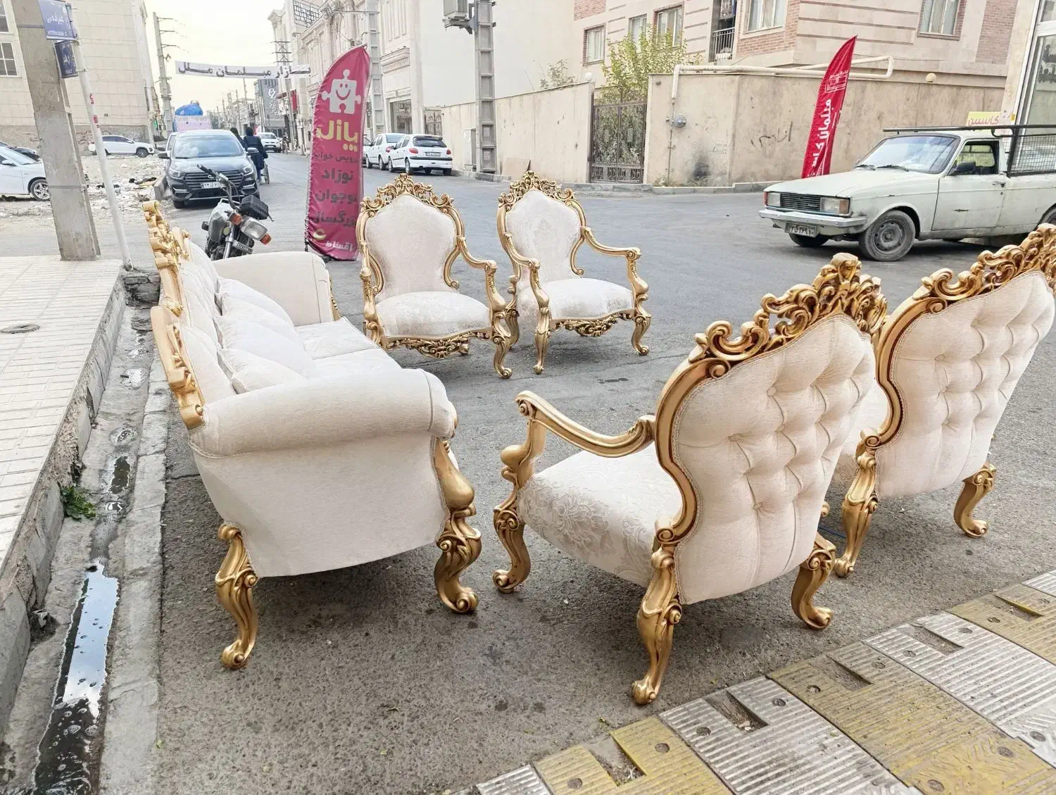 مبل استیل مدل  چراغان|مبلمان خانگی و میز عسلی|چهاردانگه (تهران), |دیوار