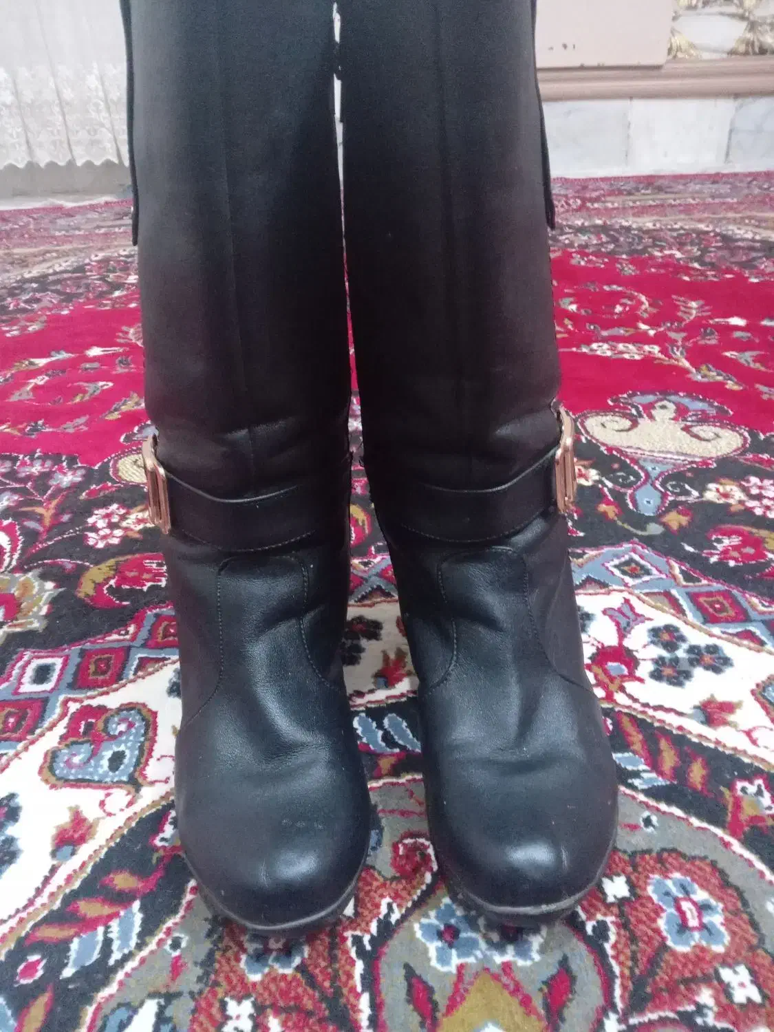 بوت چرم اصلی کاملا نو و تمیز|کیف، کفش، کمربند|زاهدان, |دیوار