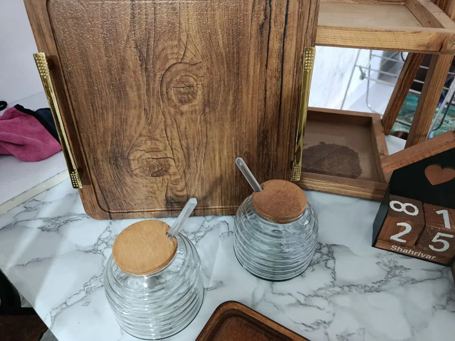 ظروف  چوبی|ظروف سرو و پذیرایی|کوهدشت, |دیوار