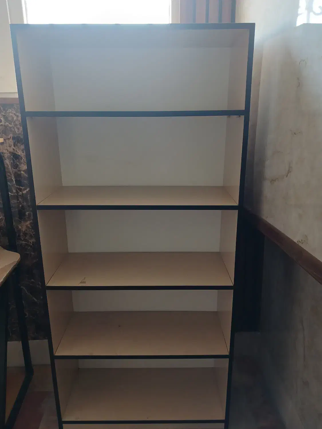 فروش نقدی کتابخانه MDF و میز کامپیوتر|کتابخانه، شلف، قفسه‌های دیواری|چالوس, |دیوار