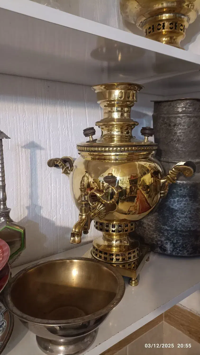 سماور روسی اصل|کلکسیون اشیاء عتیقه|آذرشهر, |دیوار