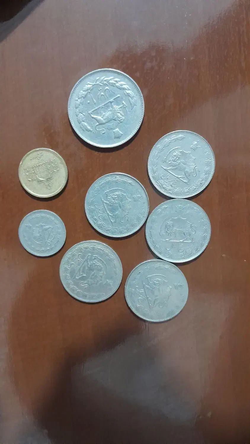 ۸ عدد سکه|کلکسیون سکه، تمبر، اسکناس|محمدیه-قزوین, |دیوار