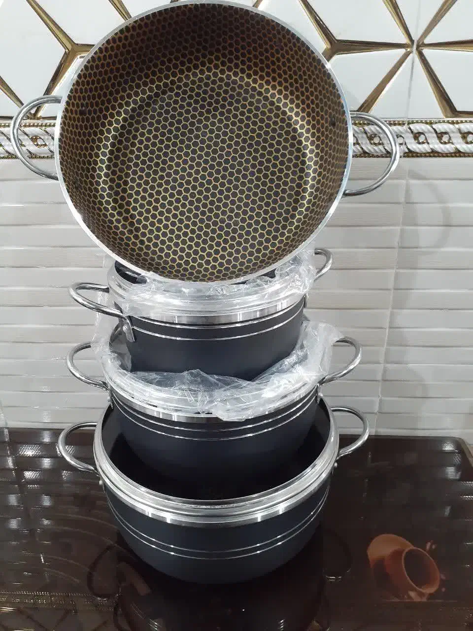 دو سرویس قابلمه نو|ظروف پختوپز|ازنا, |دیوار