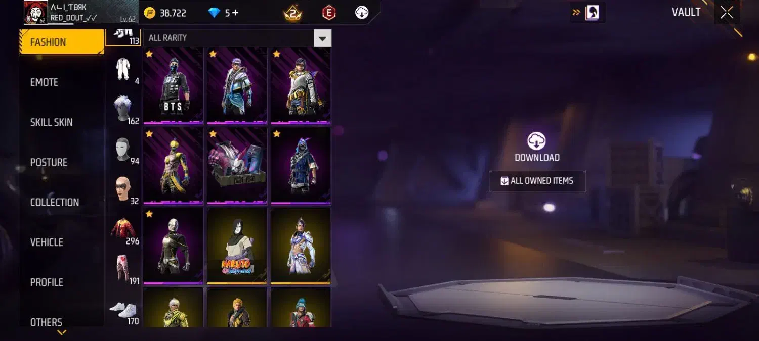 اکانت فری فایر|کنسول، بازی ویدئویی و آنلاین|باسمنج, |دیوار